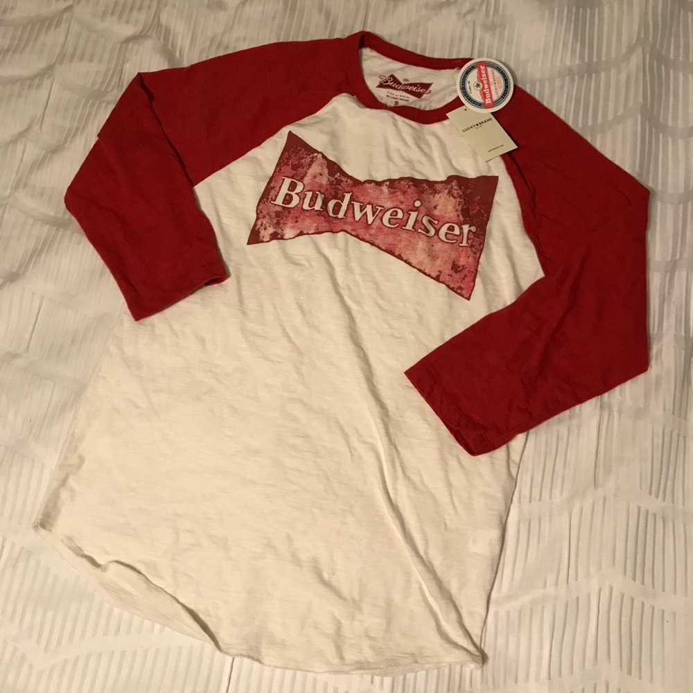 NWOT luck brand 3/4 sleeve T-shirt